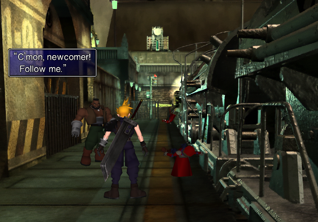final fantasy 7 mod with monster